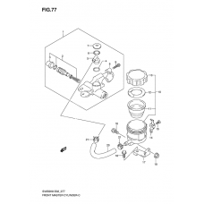 Front master cylinder              

                  Sv650sk8/suk8/sk9/suk9/sl0/sul0