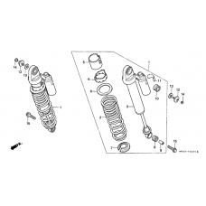 Rear cushion              

                  CB750F2