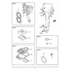 Opt : gasket set