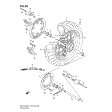 Rear wheel complete assy