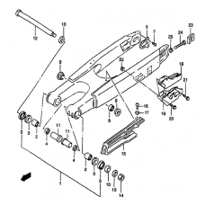 Rear swinging arm              

                  Model x