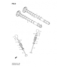 Cam shaft/valve