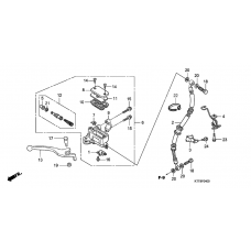 Fr. brake master cylinder