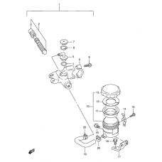 Front master cylinder