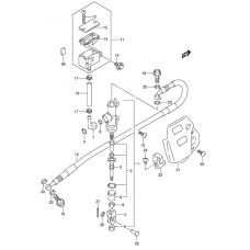 Rear master cylinder