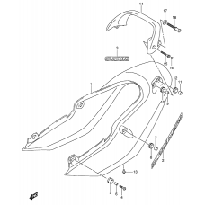 Seat tail cover              

                  Gsf1200sk5