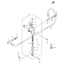 Rear master cylinder