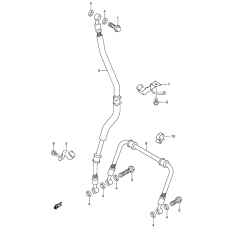 Front brake hose