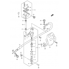 Rear master cylinder