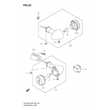 Turnsignal front & rear lamp