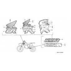 Label read the manual              

                  CR125RL/RM/RN