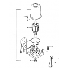 Power trim & tilt motor