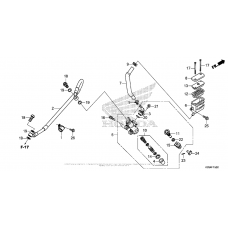 Задний тормозной цилиндр