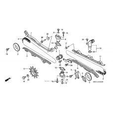 Cam chain + tensioner