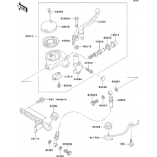 Front master cylinder