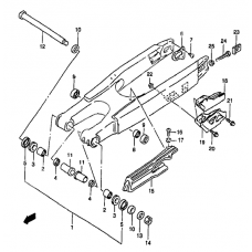 Rear swinging arm              

                  Model y