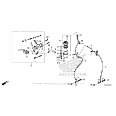 Передний тормозной цилиндр