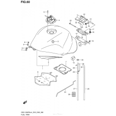 Топливный бак (Gsx1300Ral4 E28)