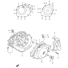 Crankcase cover ass`y (v