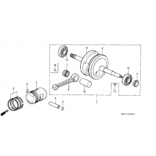 Crankshaft/piston