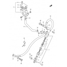 Rear master cylinder