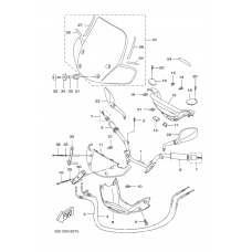 Steering handle & cable
