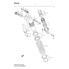 Rear shock absorber