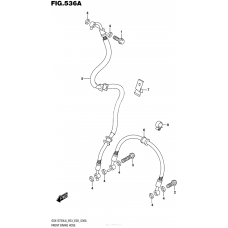 Front Brake Hose (Gsx-S750L6 E03)