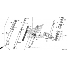 Steering stem + front fork