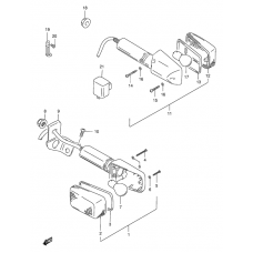 Turnsignal front & rear lamp