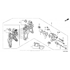 Задний тормозной суппорт