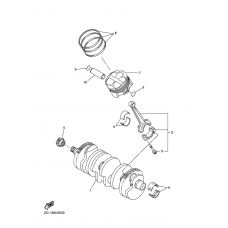 CRANKSHAFT AND PISTON