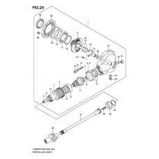 Propeller shaft - final drive gear