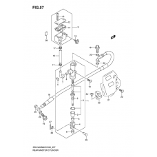 Rear master cylinder