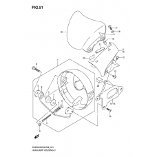 Headlamp housing              

                  Sv650/a