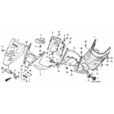 Front fender/step floor