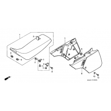 Seat/side cover              

                  CR125RL