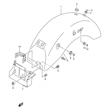 Rear fender              

                  Model y/k1/k2/k3