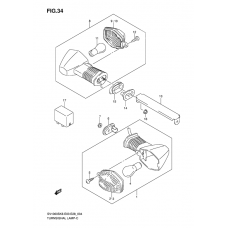 Turnsignal front & rear lamp              

                  Sv1000