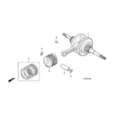 Crankshaft/piston