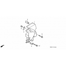 Left rear crankcase cover