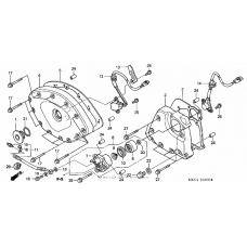 Front cover + transmission cover