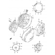 Crankcase cover ass`y (v