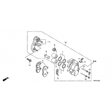 Front brake caliper              

                  SH125D9/150D9