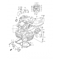 Rear cylinder head