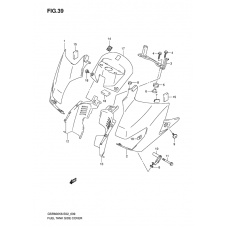 Fuel tank side cover              

                  Model k6/k7