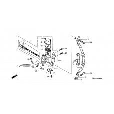 Front brake master cylinder