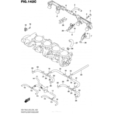 Throttle Body Hose/joint (Gsx-R750L5 E33)