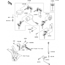 Ignition switch(vn1500-n2h/n3h)