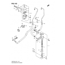 Rear master cylinder              

                  Gsr750auel2 e21